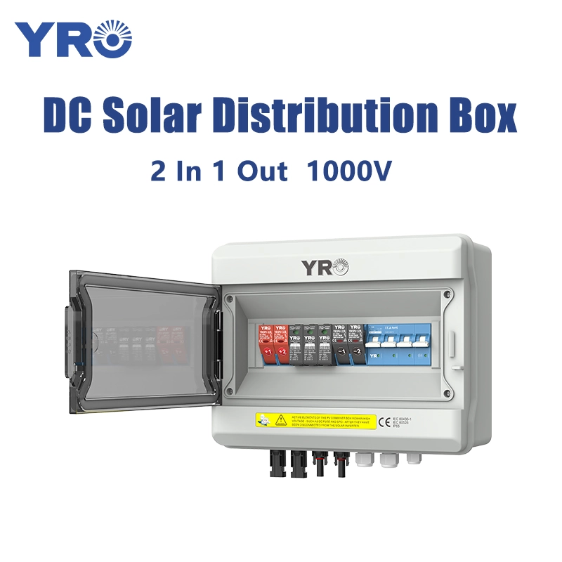 2 em 1 fora da caixa de distribuição solar de 1000V DC