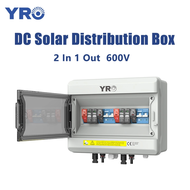 2 em 1 saída de distribuição solar de 600V