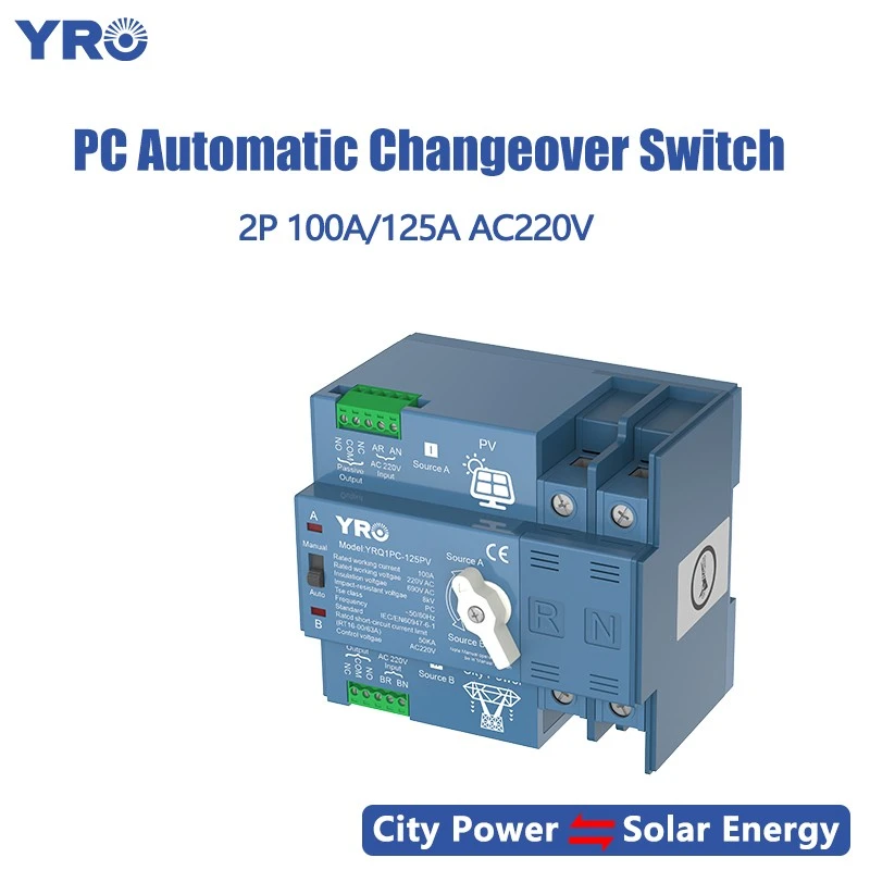 2p 125a 220V Tipo PC ATS