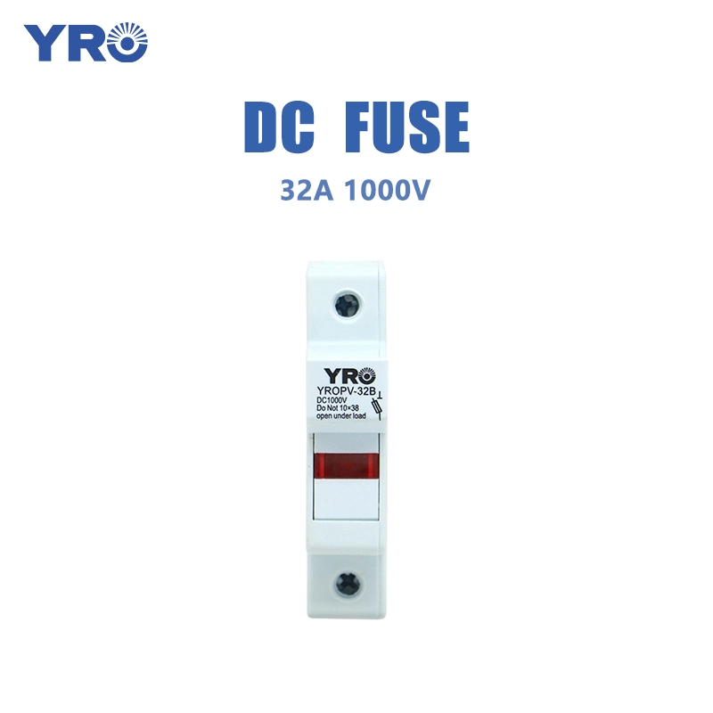 32A 1000V DC Fuse Solder com luz indicadora