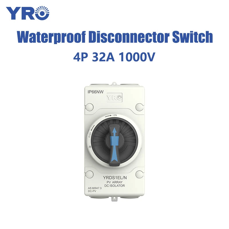 4p 32A interruptor de desconexão de 1000v sem fiação