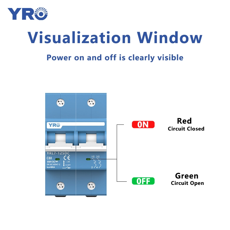 2p 80 125a 550v Dc Circuit Breaker