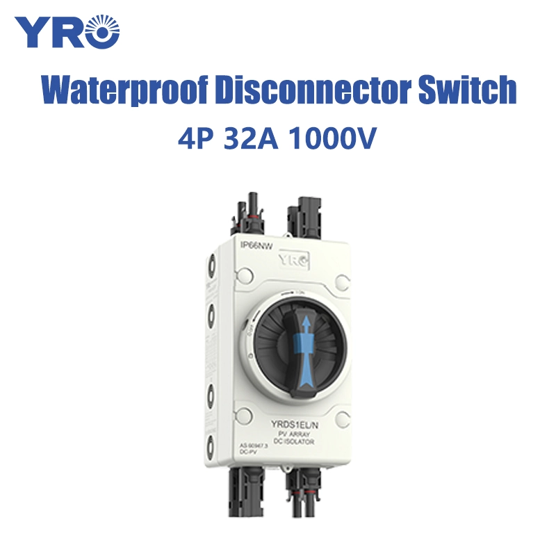 IP66 4P 32A 1000V 2 Strings de cima no fundo
